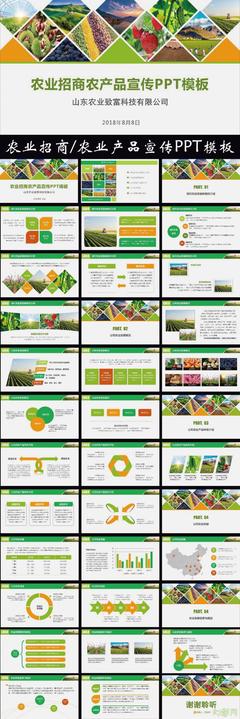 農(nóng)產(chǎn)品企業(yè)宣傳與招商動(dòng)態(tài)PPT模板